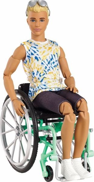 Mattel GWX93 Barbie Fashionistas Ken Puppe mit Rollstuhl - Bei bücher.de  immer portofrei