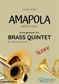 Amapola - Brass Quintet - score (eBook, ePUB)