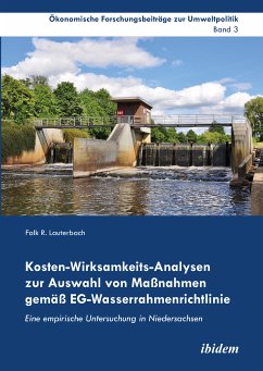 Kosten-Wirksamkeits-Analysen zur Auswahl von Maßnahmen gemäß EG-Wasserrahmenrichtlinie (eBook, PDF) - Lauterbach, Falk R.