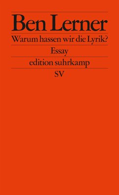 Warum hassen wir die Lyrik? (eBook, ePUB) - Lerner, Ben