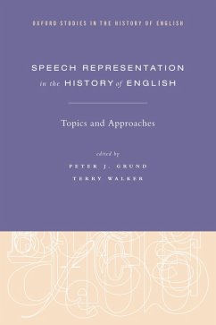 Cover Speech Representation in the History of English (eBook, PDF)