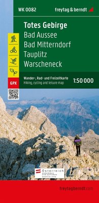 Totes Gebirge, Wander-, Rad- und Freizeitkarte 1:50.000, freytag & berndt, WK 0082