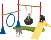 Schleich 42536 - Farm World, Spielspass für Hunde, Spielset