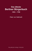 Das älteste Berliner Bürgerbuch 1453 ¿ 1700