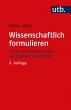 Wissenschaftlich formulieren - Bild 1