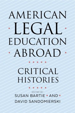 Cover American Legal Education Abroad (eBook, ePUB)