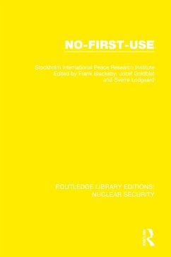 No-First-Use (eBook, ePUB) - Stockholm International Peace Research Institute