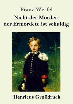 Nicht der Mörder, der Ermordete ist schuldig (Großdruck) - Werfel, Franz