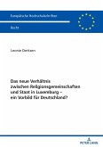 Das neue Verhältnis zwischen Religionsgemeinschaften und Staat in Luxemburg ¿ ein Vorbild für Deutschland?