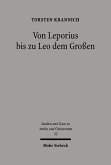 Von Leporius bis zu Leo dem Großen (eBook, PDF)