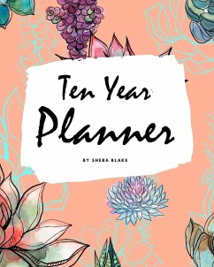 10 Year Planner - 2020-2029 (8x10 Softcover Monthly Planner) - Blake, Sheba
