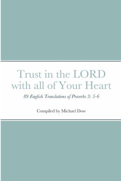 Trust in the LORD with all of Your Heart