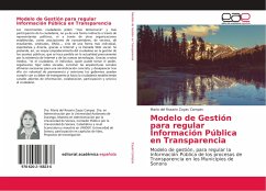 Modelo de Gestión para regular Información Pública en Transparencia - Zayas Campas, María del Rosario