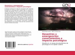 Cover Desastres y emergencias: conocimientos e impacto psicológico