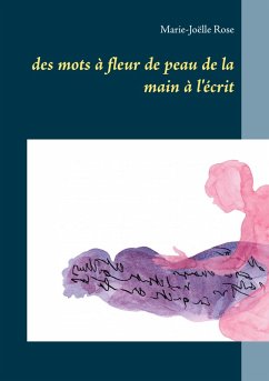 Cover des mots à fleur de peau de la main à l'écrit