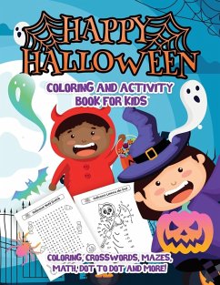 Cover Coloring and Activity Workbook - Halloween Edition