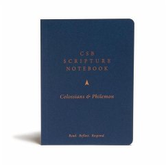 CSB Scripture Notebook, Colossians and Philemon - Csb Bibles By Holman