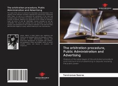 The arbitration procedure, Public Administration and Advertising - Soares, Tamírames