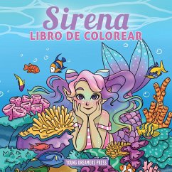 Sirena libro de colorear - Young Dreamers Press