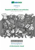 BABADADA black-and-white, Laotian (in lao script) - Español de México con articulos, visual dictionary (in lao script) - el diccionario visual