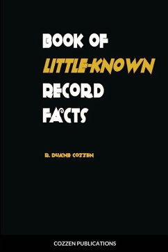 Book of Little-Know Record Facts - Cozzen, Raymond