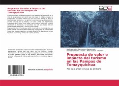 Propuesta de valor e impacto del turismo en las Pampas de Tomayquichua - Rasmuzzen Santamaría, Rocío Verónica; Martel Zevallos, David Julio; Salinas Alejandro, Niker