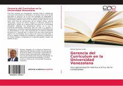 Gerencia del Curriculum en la Universidad Venezolana - Lunar, Ramón Ignacio