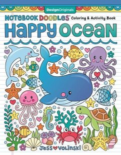 Notebook Doodles Happy Ocean: Coloring & Activity Book - Volinski, Jess