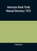 American book trade Manual directory 1922