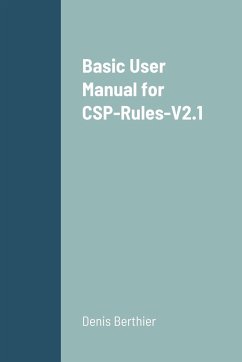 Basic User Manual for CSP-Rules-V2.1 - Berthier, Denis