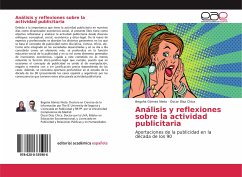 Análisis y reflexiones sobre la actividad publicitaria - Gómez Nieto, Begoña; Díaz Chica, Óscar