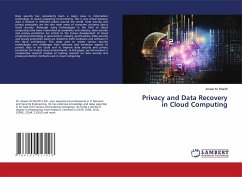 Privacy and Data Recovery in Cloud Computing