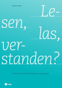 Lesen, las, verstanden? - Haller, Sandra