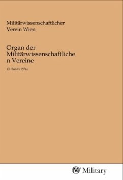 Cover Organ der Militärwissenschaftlichen Vereine