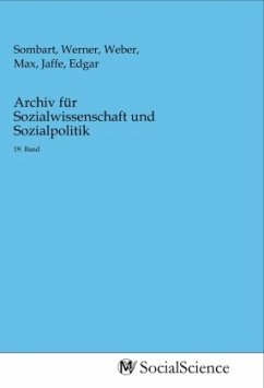 Archiv für Sozialwissenschaft und Sozialpolitik