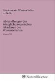 Abhandlungen der königlich preussischen Akademie der Wissenschaften