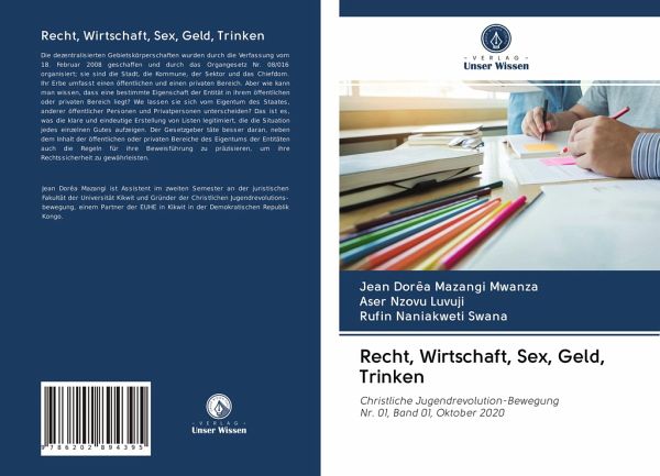 Recht, Wirtschaft, Sex, Geld, Trinken