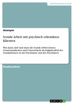 Soziale Arbeit mit psychisch erkrankten Klienten (eBook, PDF) - Tyka, Marian