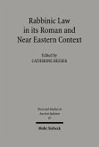 Rabbinic Law in its Roman and Near Eastern Context (eBook, PDF)