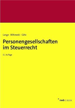 Personengesellschaften im Steuerrecht (eBook, PDF) - Bilitewski, Andrea; Götz, Hellmut