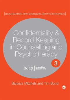 Cover Confidentiality & Record Keeping in Counselling & Psychotherapy (eBook, ePUB)