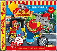 Benjamin Blümchen als Rettungselefant / Benjamin Blümchen Bd.148 (CD)