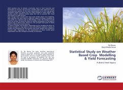 Statistical Study on Weather Based Crop Modelling & Yield Forecasting