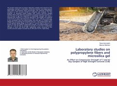 Laboratory studies on polypropylene fibers and microsilica gel