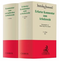 Cover Erfurter Kommentar zum Arbeitsrecht und Kommentar zum europäischen Arbeitsrecht