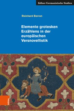 Cover Elemente grotesken Erzählens in der europäischen Versnovellistik
