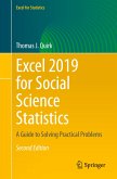 Excel 2019 for Social Science Statistics