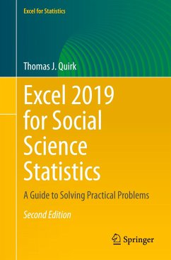 Excel 2019 for Social Science Statistics - Quirk, Thomas J.