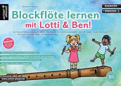 Blockflöte lernen mit Lotti & Ben! - Hossain, Susanne