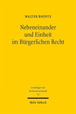 Nebeneinander und Einheit im Bürgerlichen Recht (eBook, PDF)